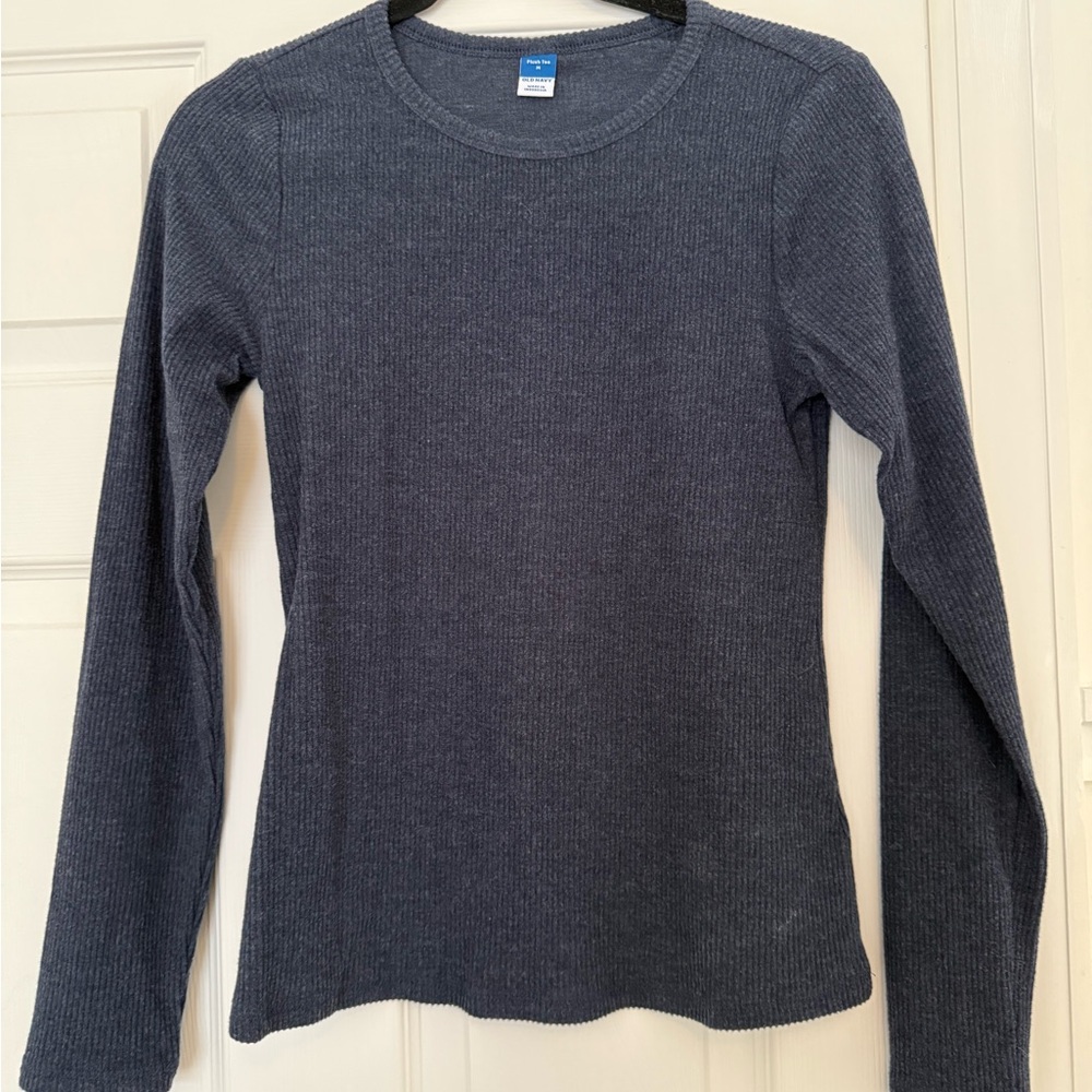 Ribbed Long Sleeve Tee
